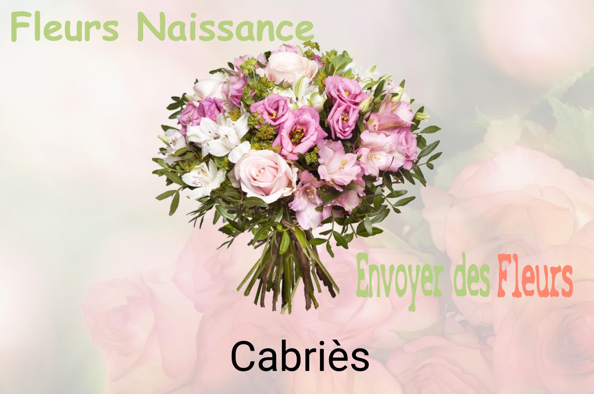 Bouquet de fleurs de naissance livré à Cabriès